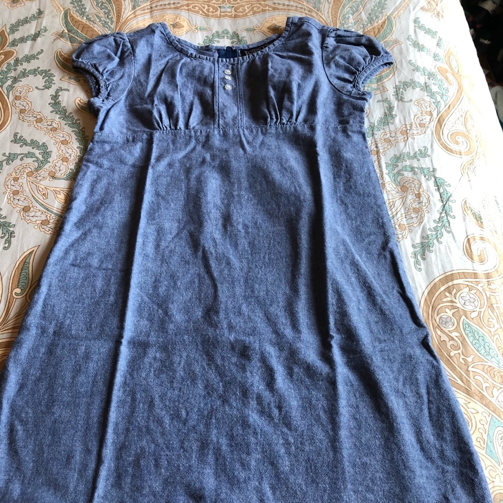 Girls Lands End Denim Dress